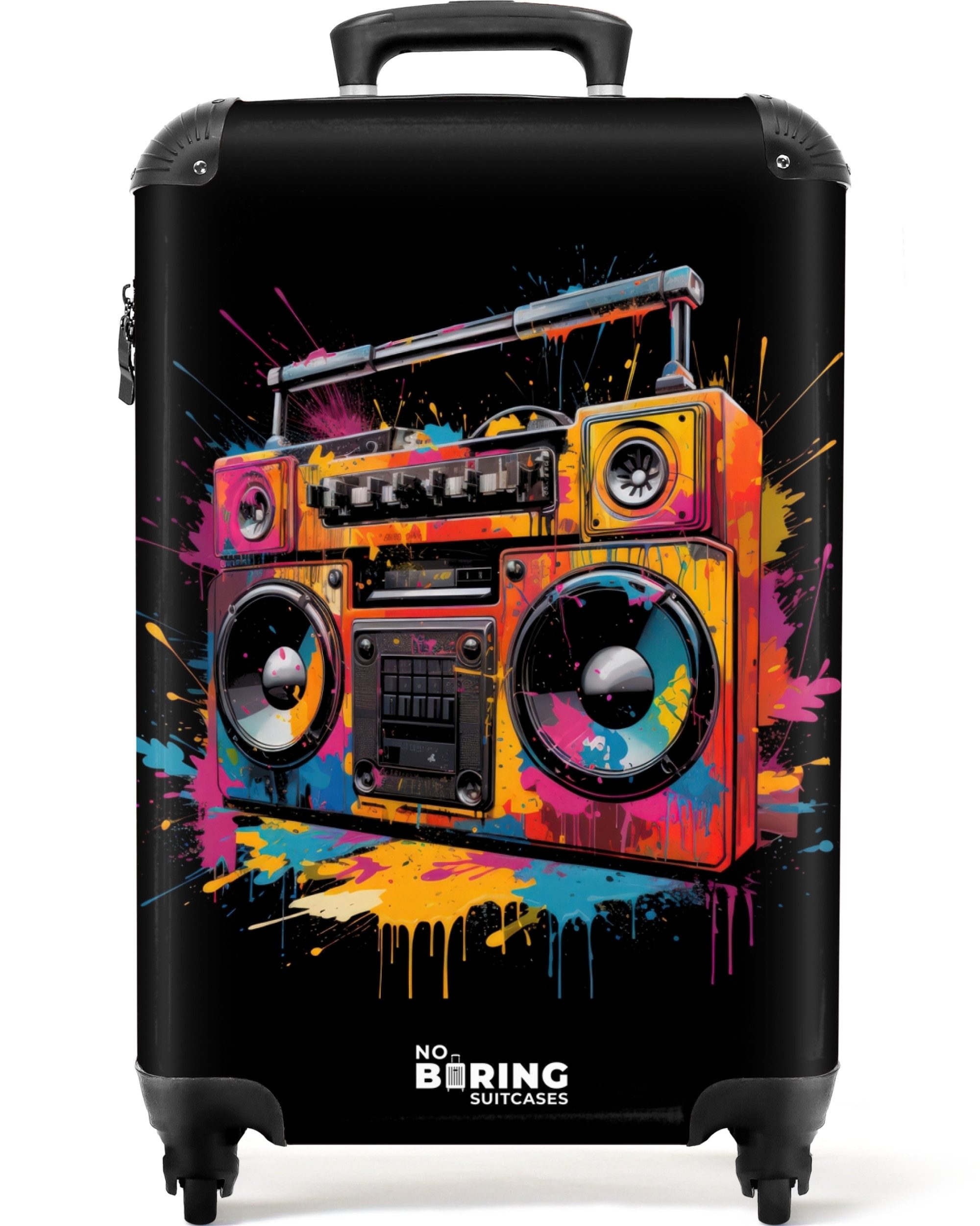 NoBoringSuitcases.com© Hartschalen-Trolley Radio mit bunter Farbe günstig online kaufen