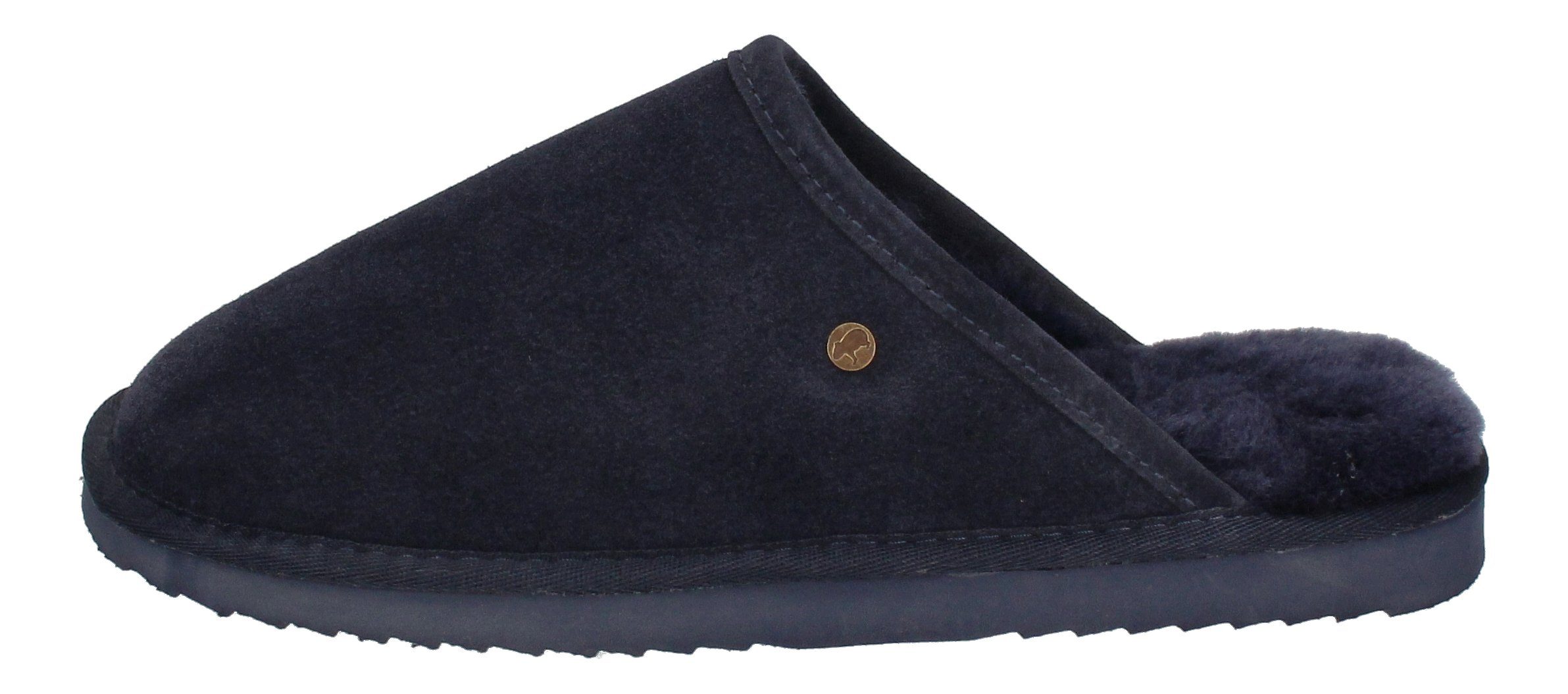 WARMBAT Classic Suede Hausschuh Dark Navy