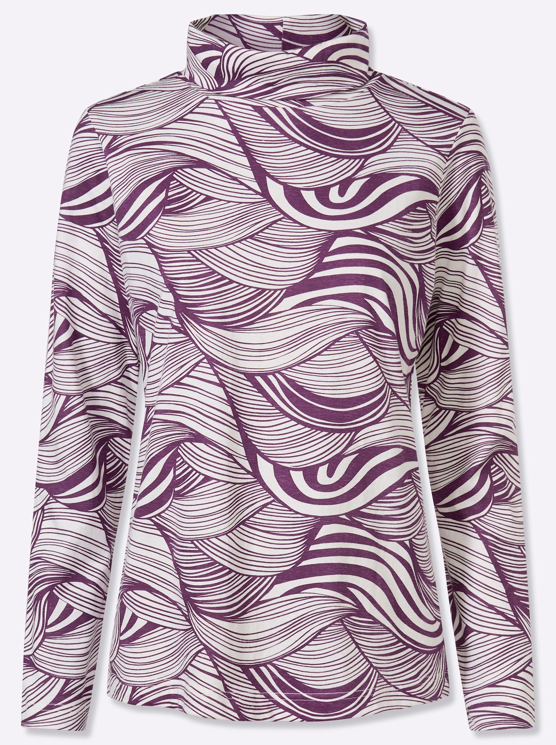 Sieh an! T-Shirt Langarm-Shirt Langarm