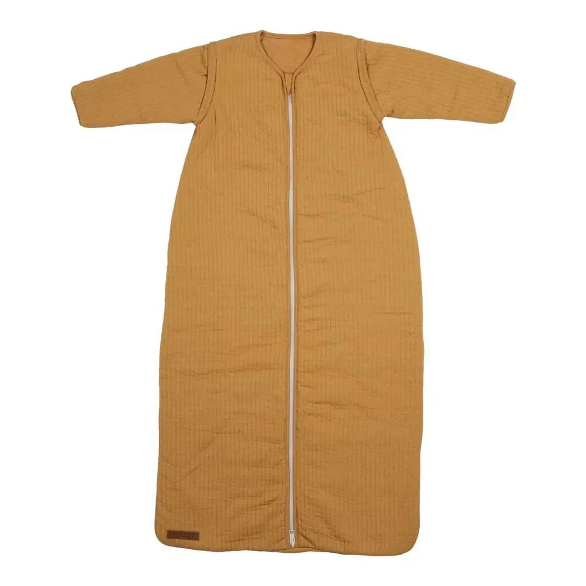 LITTLE DUTCH Babyschlafsack Winter Schlafsack uni ocker "Pure Ochre", Größe: 90 cm