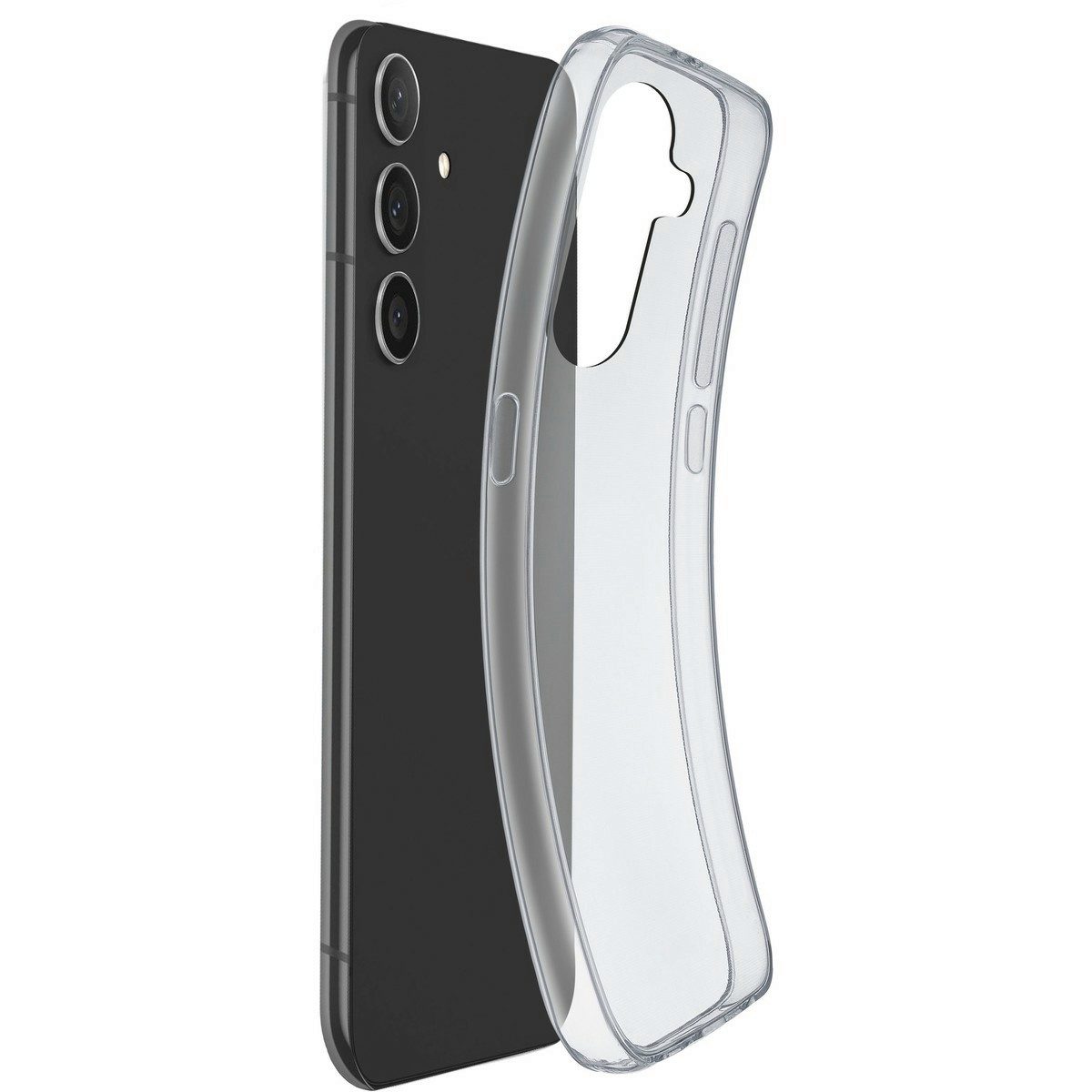Cellularline Handyhülle Soft Case für Samsung Galaxy A55 5G, Backcover, Schutzhülle, Handyschutzhülle, Case, Schutzcase, stoßfest
