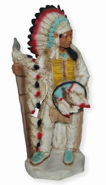 Castagna Dekofigur Native American Deko Figur Häuptling Red Cloud H 17 cm Castagna