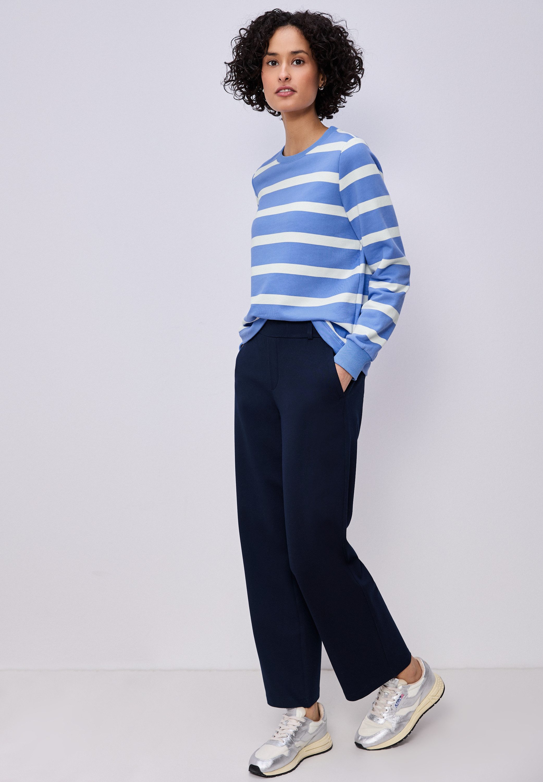 STREET ONE Sweatshirt im Streifen-Design