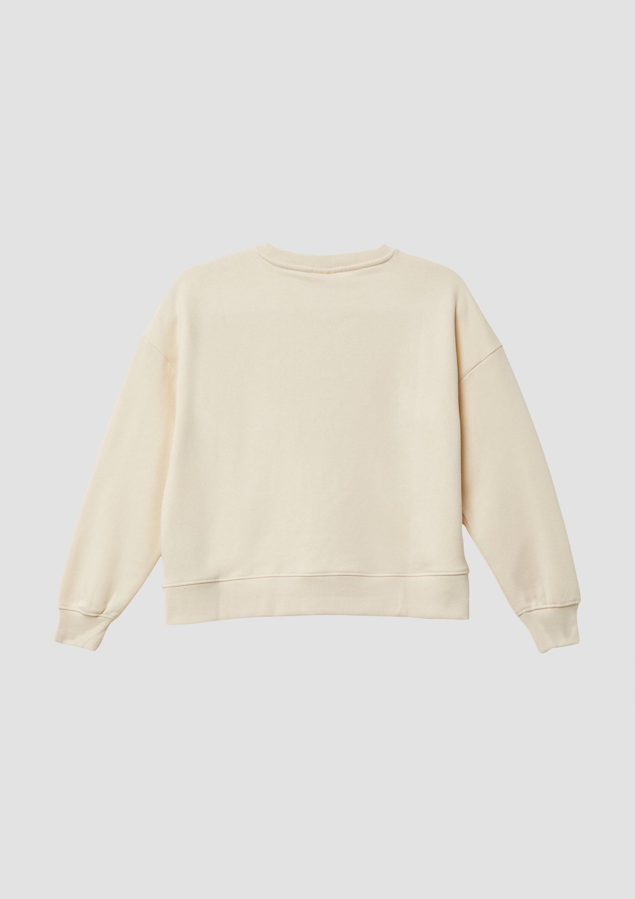 s.Oliver Sweatshirt Sweatshirt Kuscheliges Oversize-Sweatshirt mit dezentem Print