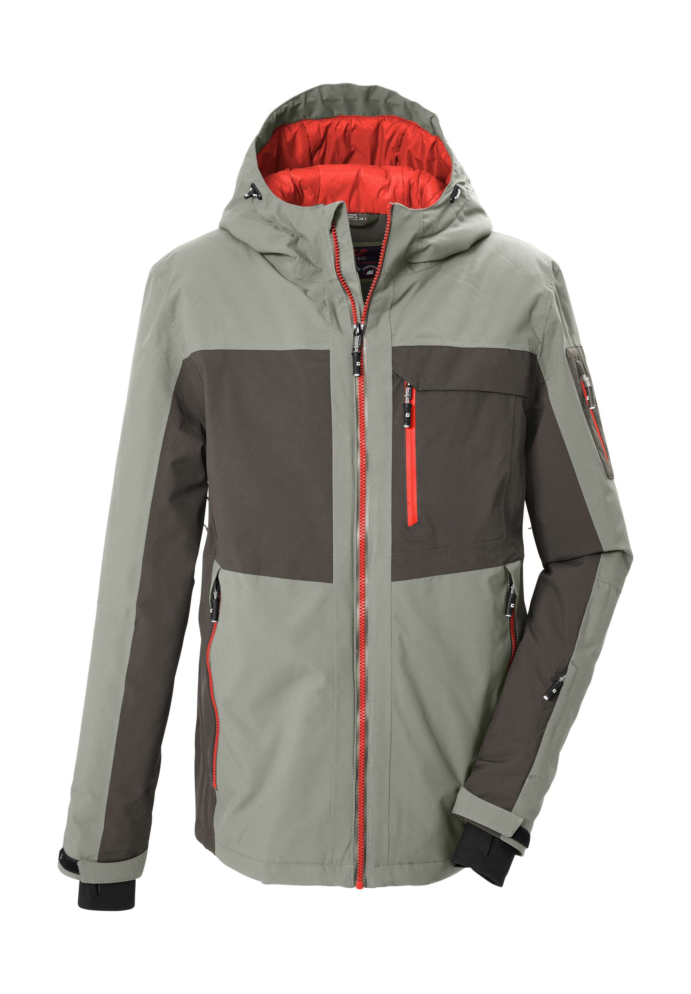 Killtec Skijacke KSW 79 MN SKI JCKT Skijacke: wasserdicht, atmungsaktiv, Colourblock-Design