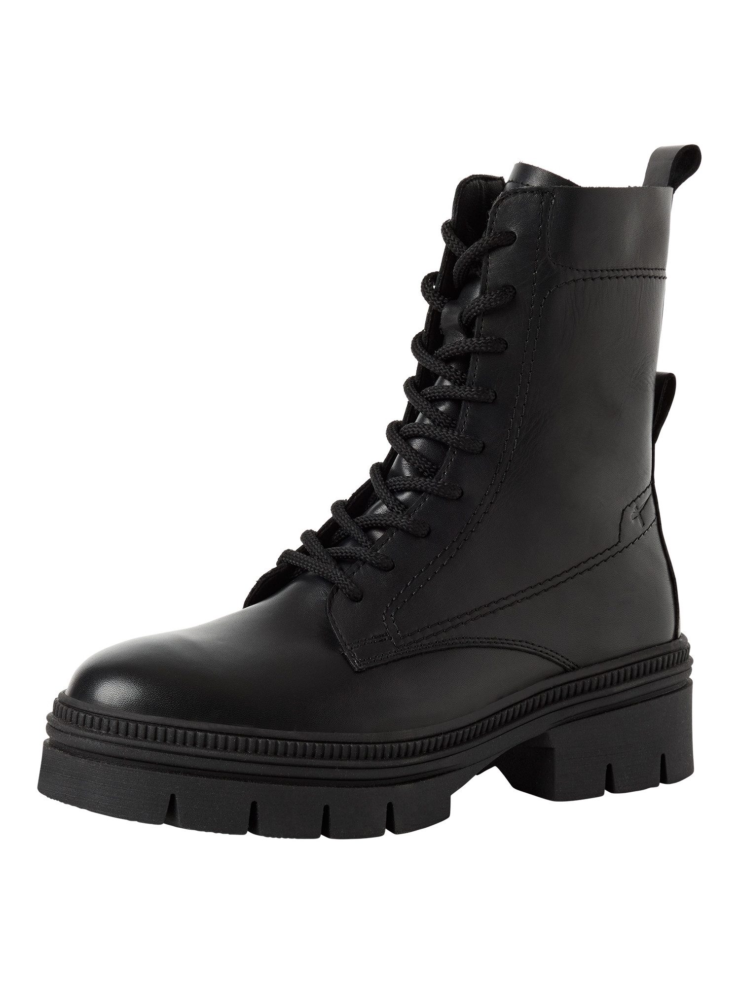 Tamaris TOUCH-IT aus Leder Blockabsatz 1-26296-47 Winterstiefelette TOUCH-IT