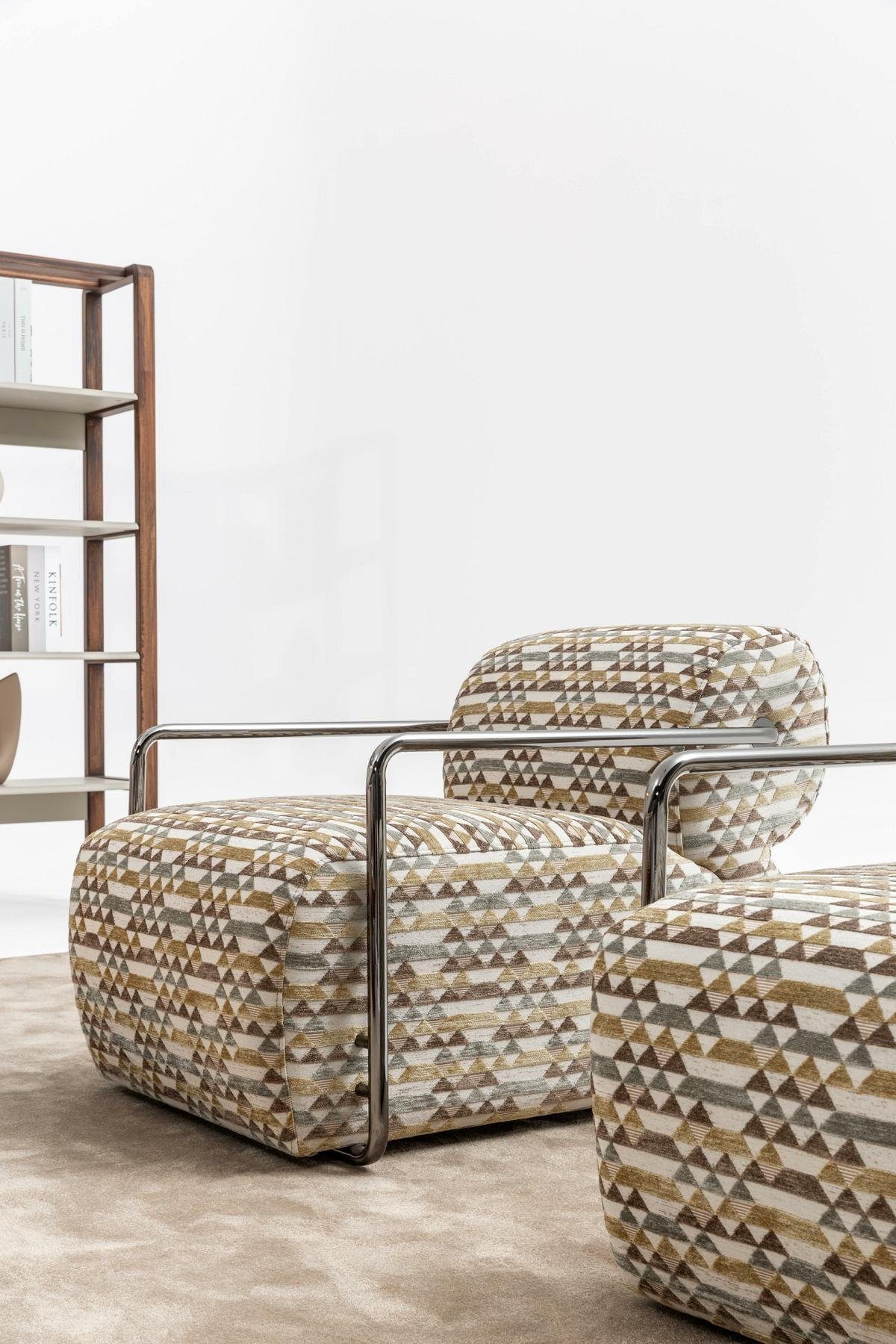 Polstersessel Luxus Sessel in Sessel Europe Sitzer (Sessel), 1 Design JVmoebel Wohnzimmer Modern Made