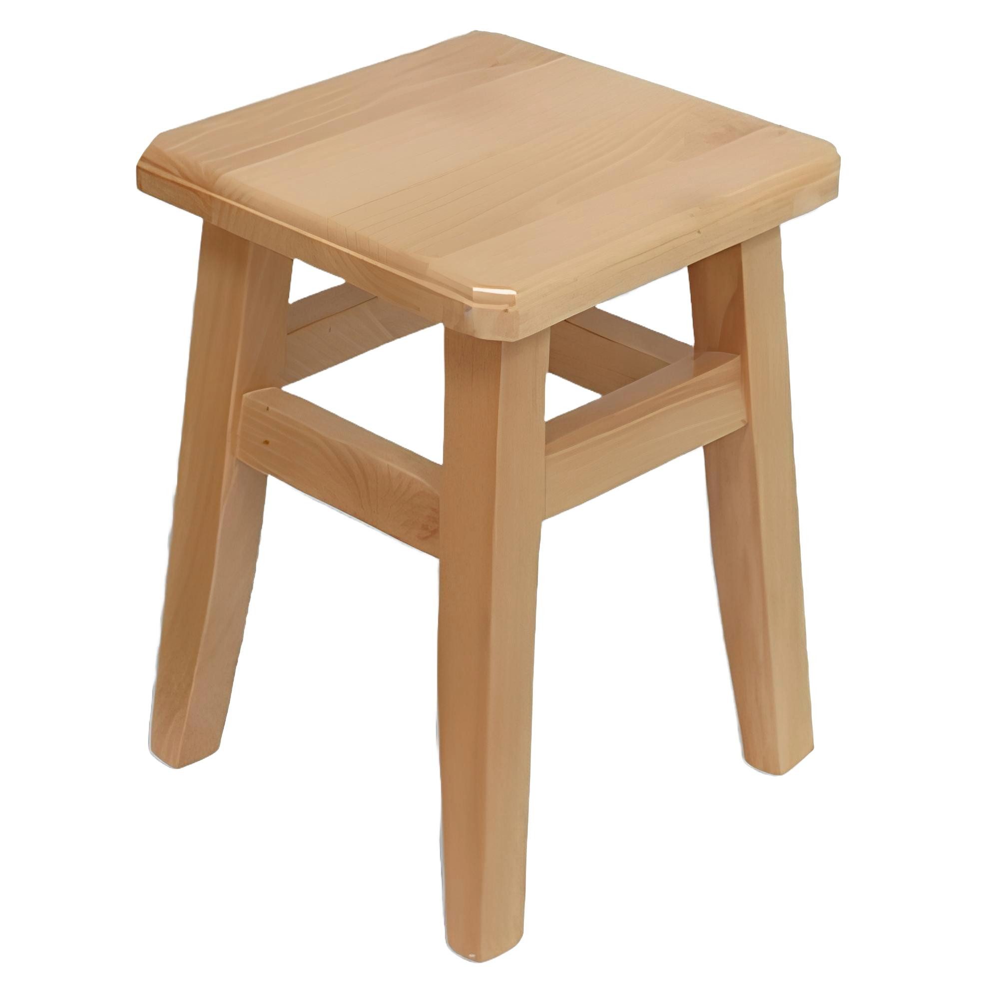 Xlmoebel Табуретки Massiver Holzhocker - Robuster Sitz aus Echtholz (1 St., Табуретки), Hergestellt in Europa