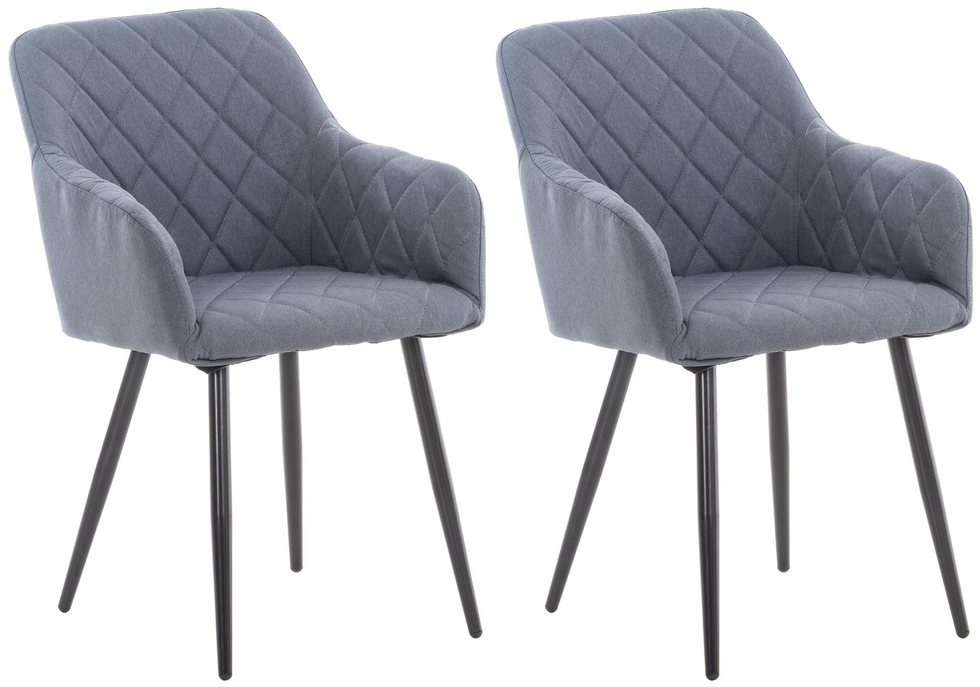 CLP Esszimmerstuhl Shila (2er Set), Samt günstig online kaufen