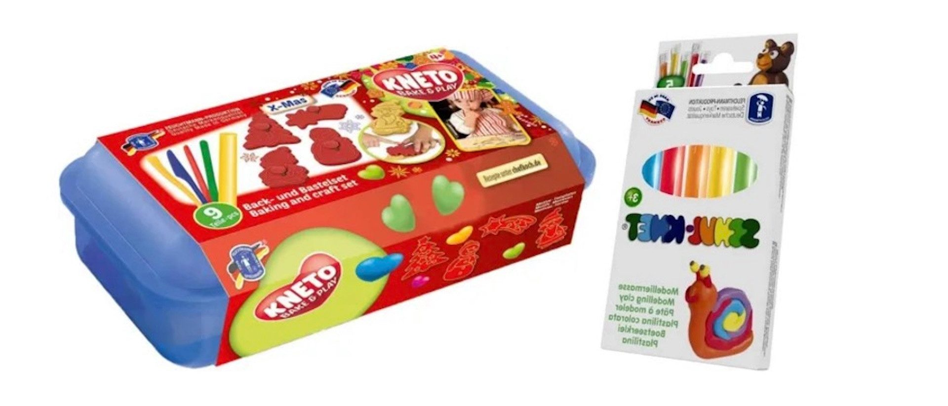 Feuchtmann Play-Doh Feuchtmann Backen Ausstechform 9-tlg KNETE X-Mas mit Schnul-Knete set
