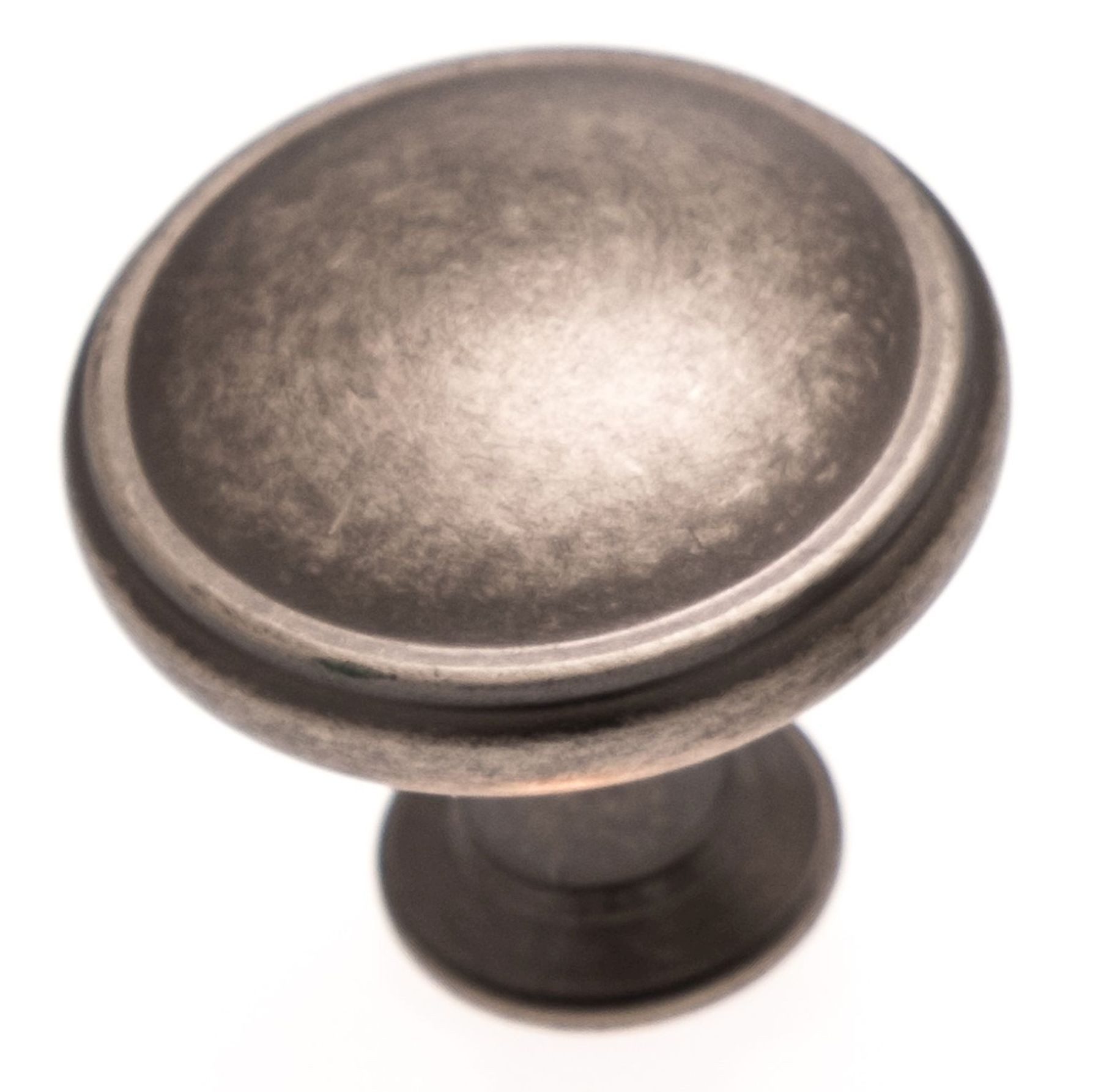 Möbelgriff Möbelknopf Altsilber, Schrankknopf antik, Türknauf Ø 30mm vintage