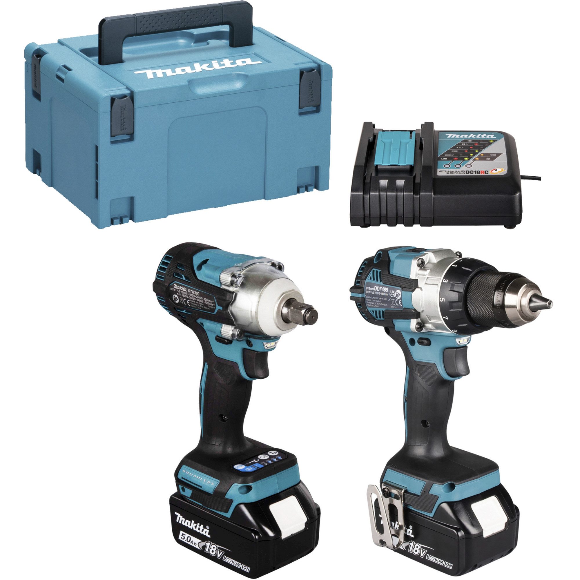 Elektrowerkzeug-Set Makita Akku-Kombo-Kit DLX2533TJ