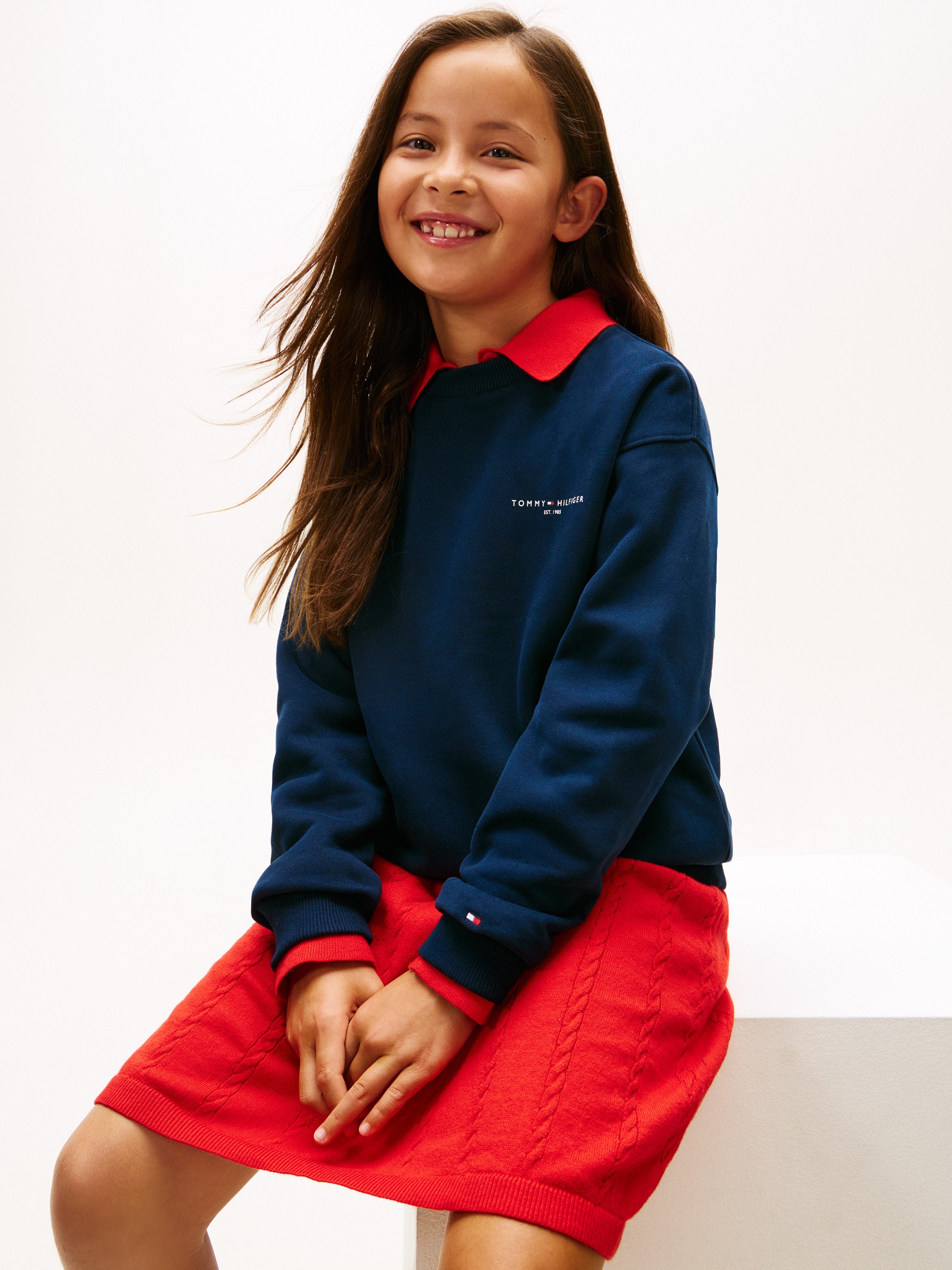 Tommy Hilfiger Sweatshirt Regular fit, für Kinder bis 16 Jahre