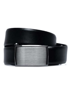 LLOYD Men’s Belts Ledergürtel LLOYD-Automatic-Gürtel 35mm, Black, kürzbar, bombiert