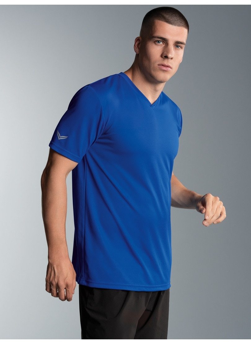 Trigema T-Shirt TRIGEMA V-Shirt COOLMAX® (1-tlg)