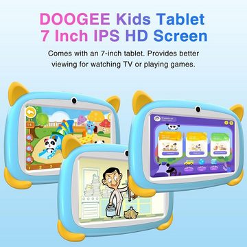DOOGEE U7 Kinder 4-Kern-CPU mit 4 GB (2+2 Erweiterung) RAM Tablet (7", 32 GB, Android, Mit den besten und erstaunlichsten Funktionen, attraktivem Design)