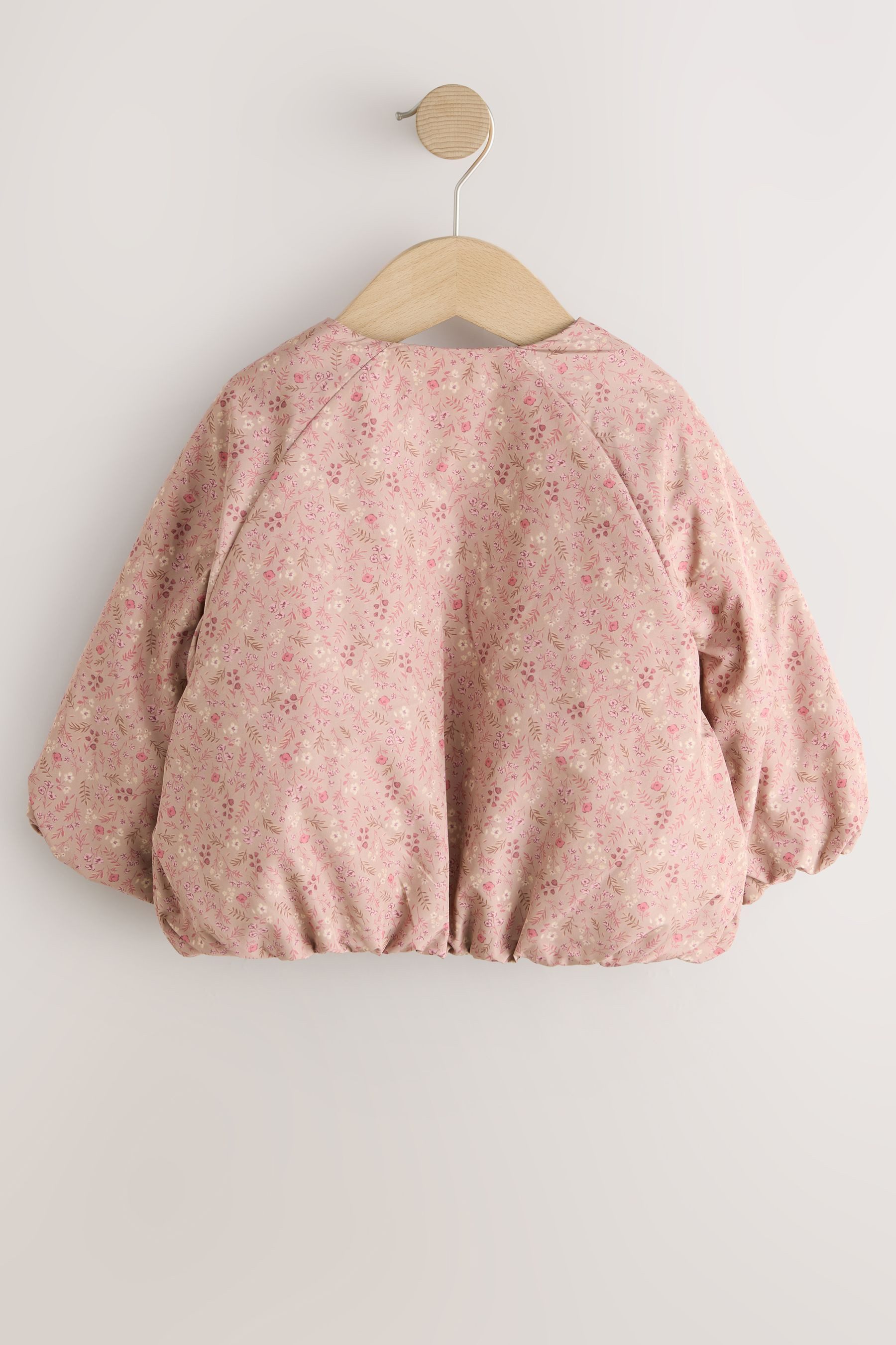 Next Steppjacke Wasserabweisender Mantel mit Ballonsaum (1-St)