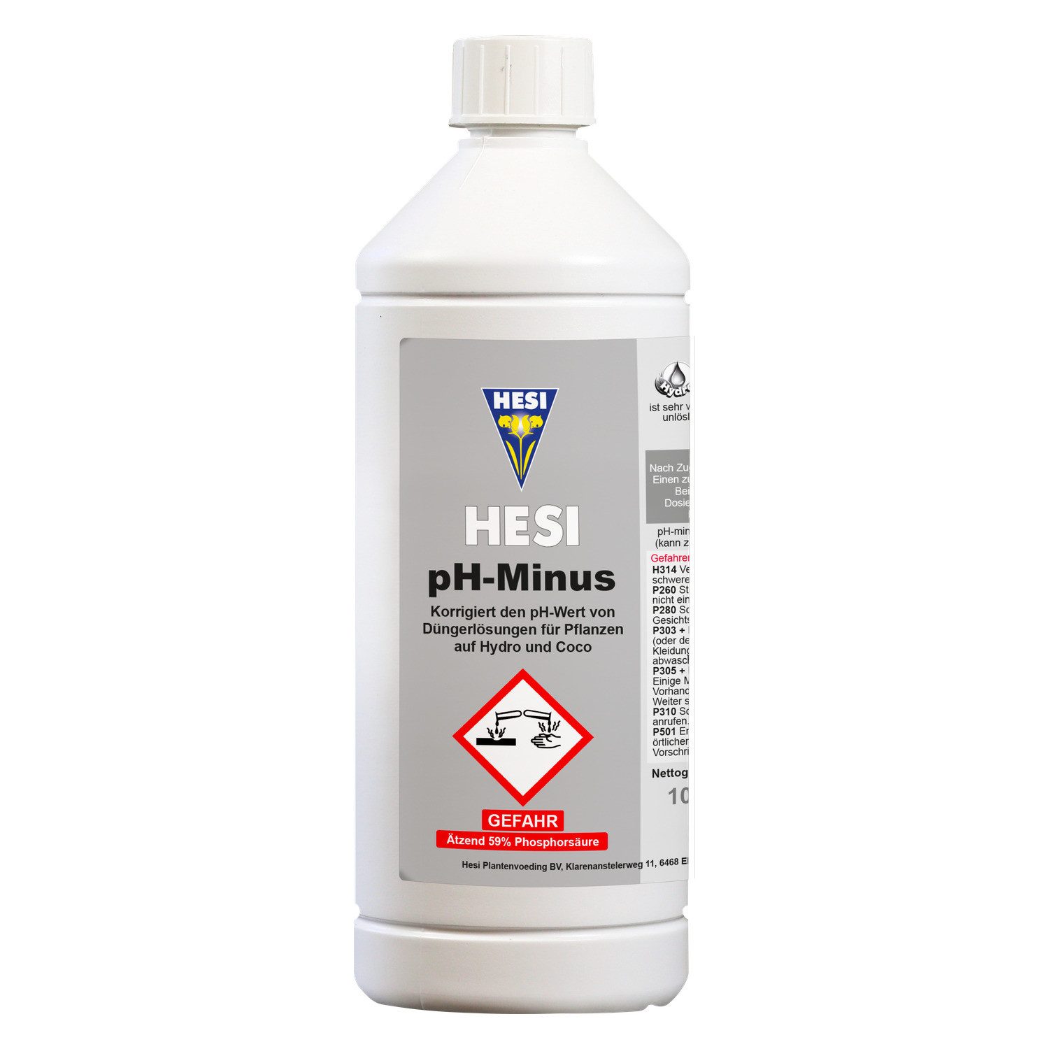 HESI Pflanzendünger pH-Senker pH- Minus Blüte 1 l, Konzentrat