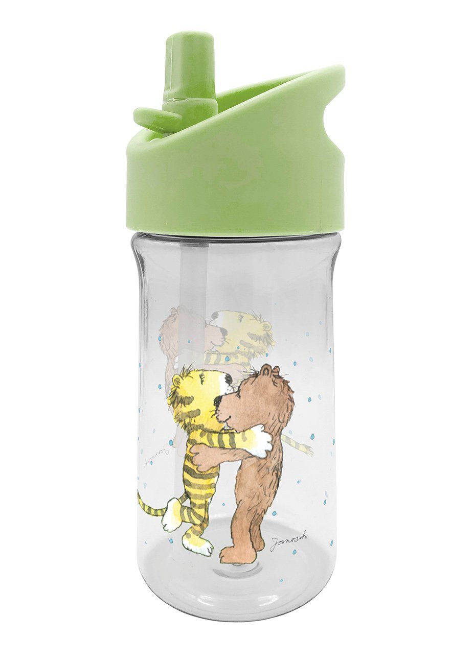 Geda Labels GmbH Trinkflasche Janosch Kids, Grün, 370ml, nicht spülmaschinengeeignet