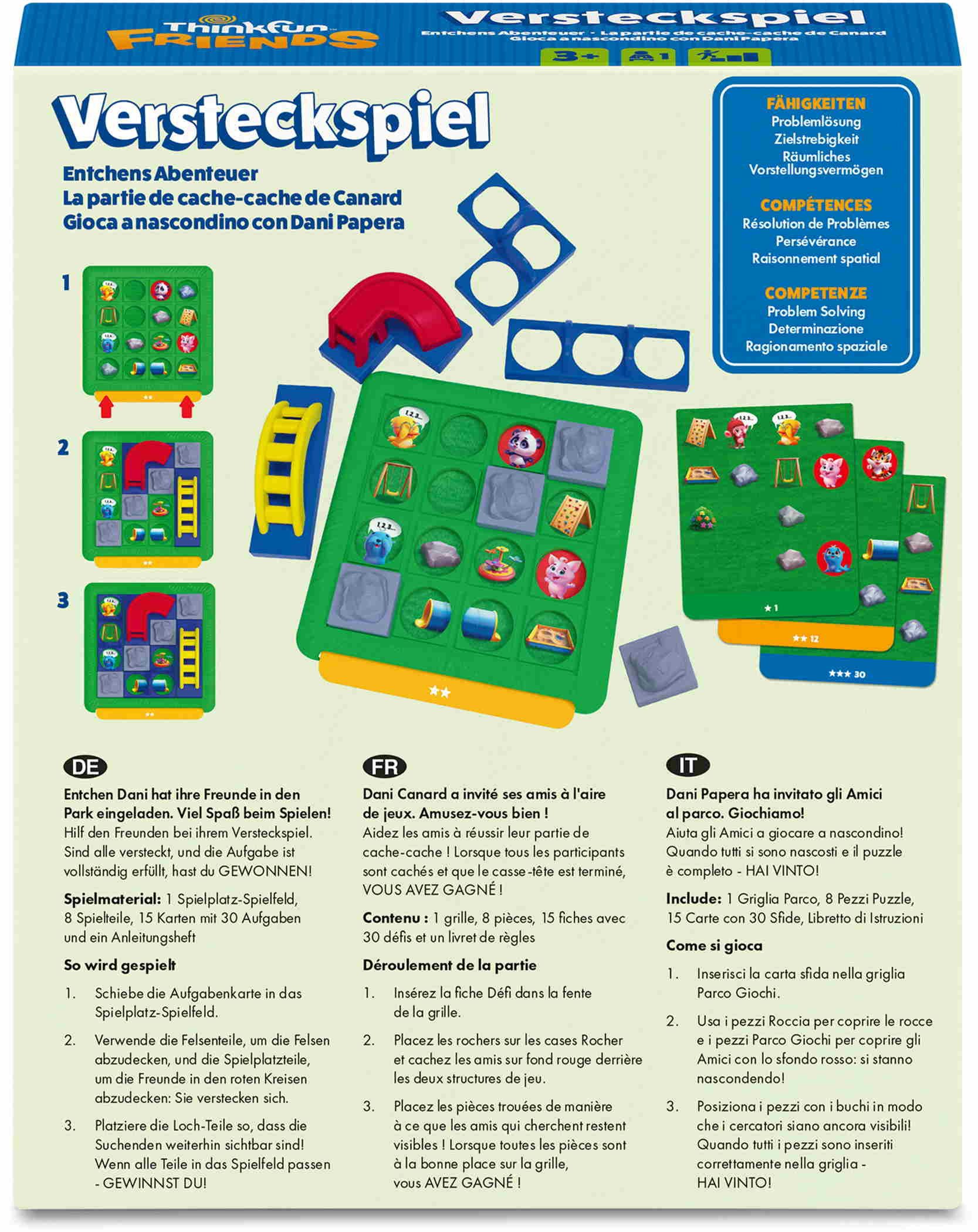 Thinkfun® Spiel Kinderspiel Logikspiel Friends Versteckspiel 76699