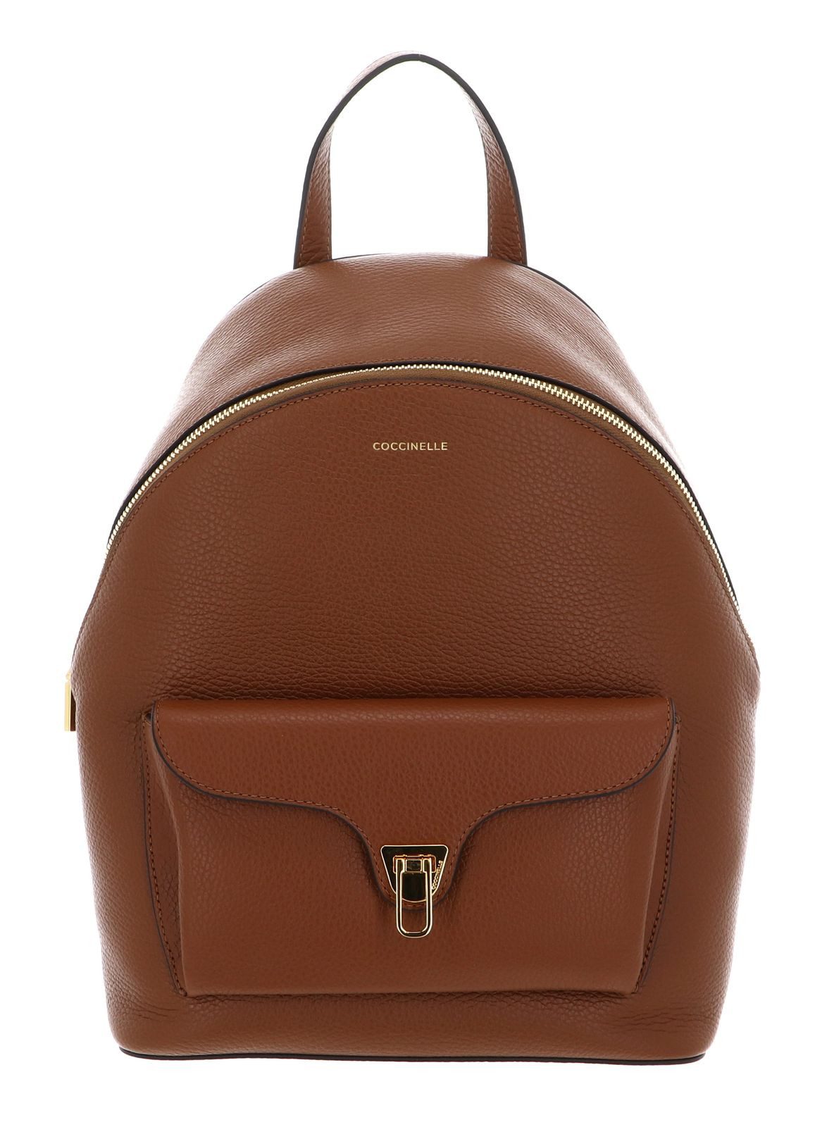 COCCINELLE Rucksack Backpack Grained Leather, aus echtem Rindsleder