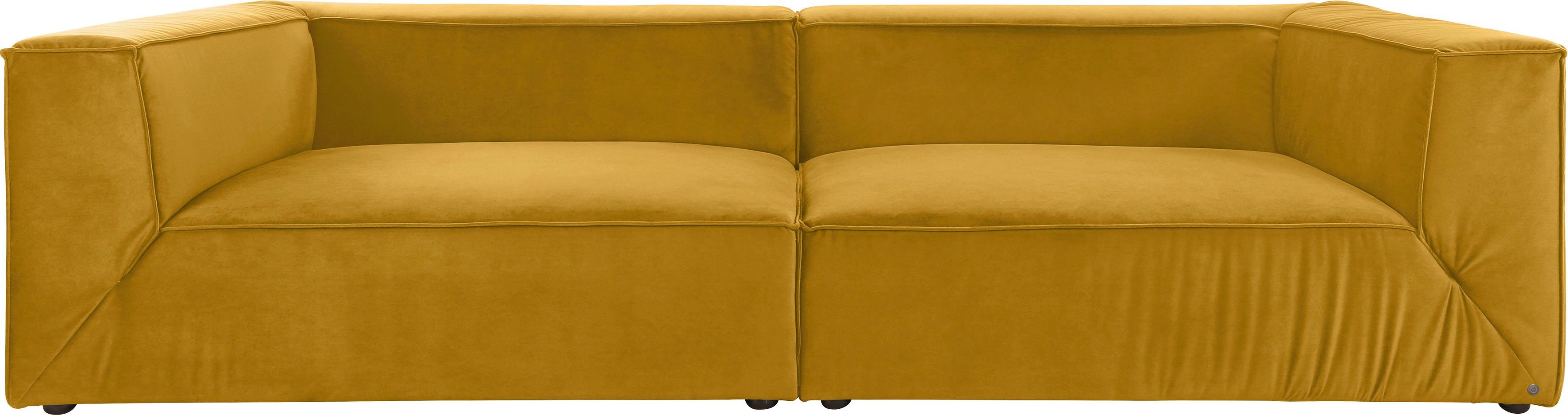TOM TAILOR HOME Big-Sofa wahlweise Breiten, Tiefe BIG 2 cm mit in Sitztiefenverstellung, CUBE, 129