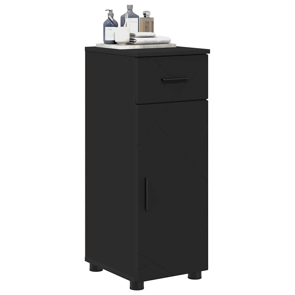 vidaXL Badezimmerspiegelschrank Badezimmer Schrank Schwarz 30 günstig online kaufen