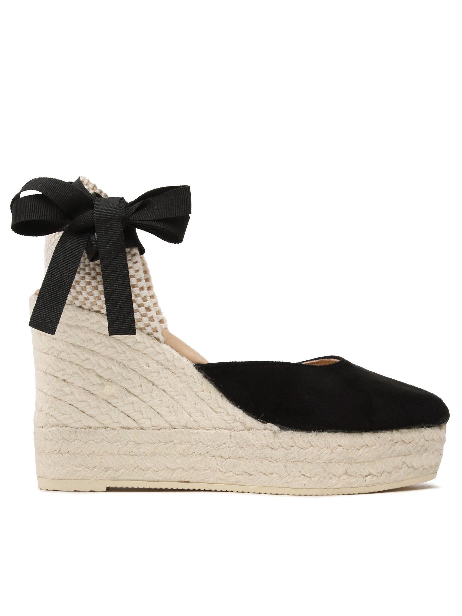 Manebi Manebi Damen Espadrilles MANEBI-WEDGE ESPADRILLES K 1.0 WV K 1.0 BLACK Espadrille