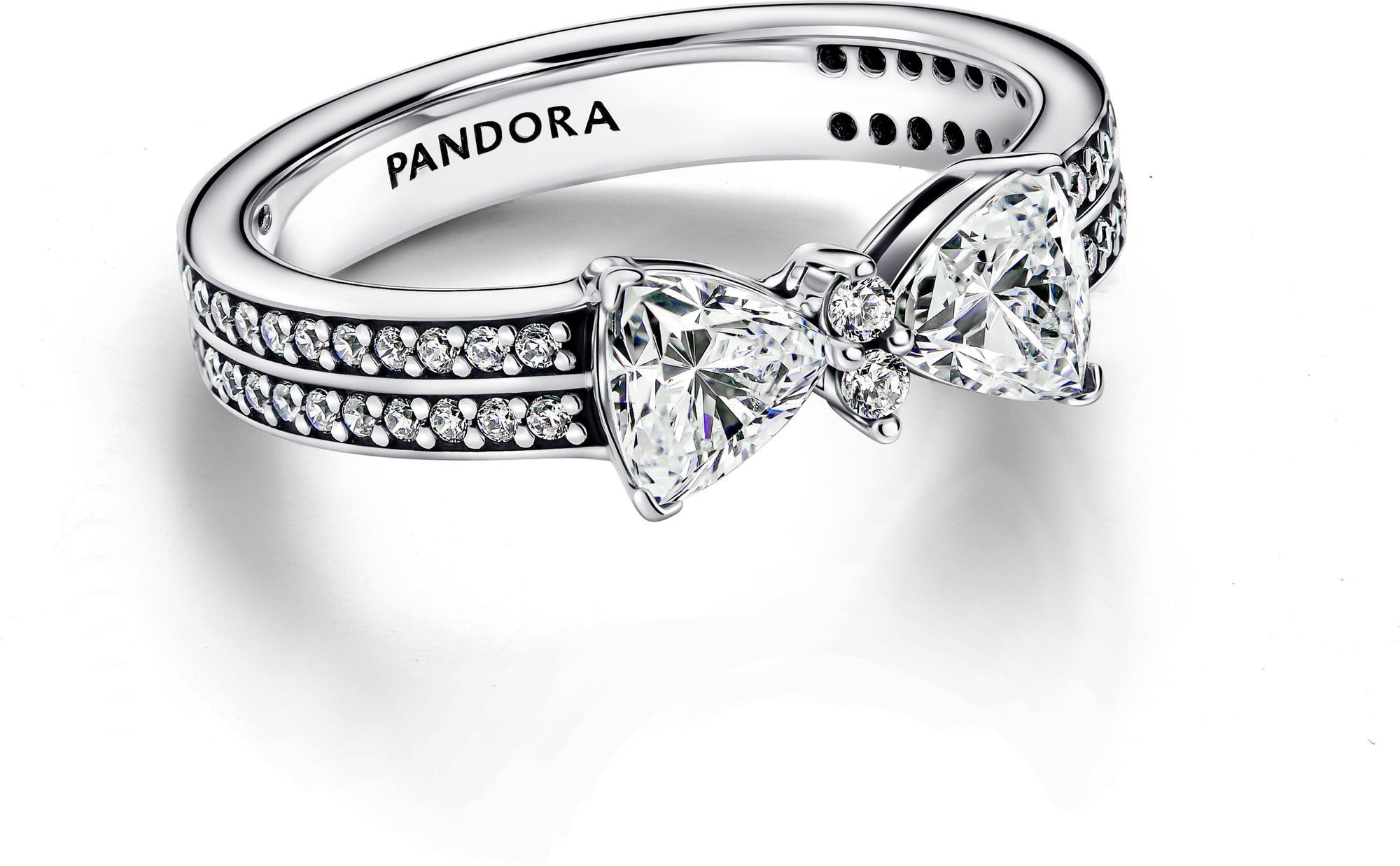 Pandora Fingerring Pandora Sterling silver Cubic Zirconia Clear 193552C01 D günstig online kaufen