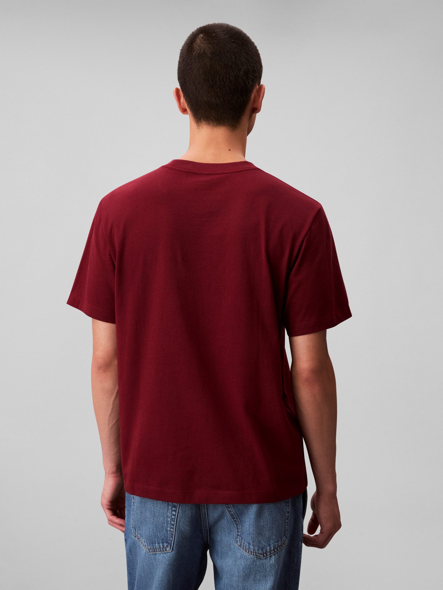 Calvin Klein T-Shirt SS 20S EU CALVIN CURSIVE GRAPHIC Mit Rundhalsausschnit günstig online kaufen