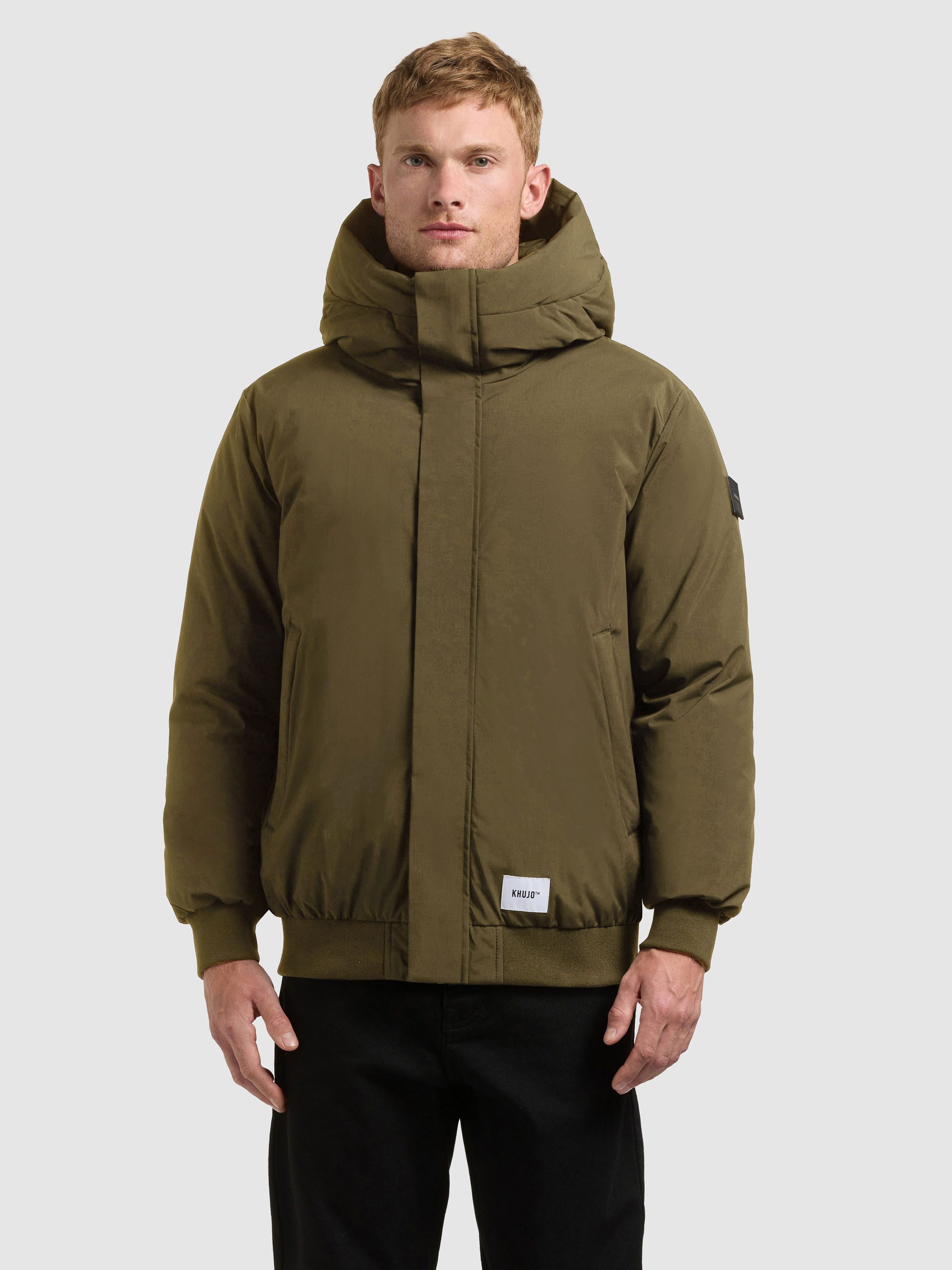 khujo Winterjacke BENSON abnehmbare Rucksackträger in der Innenseite