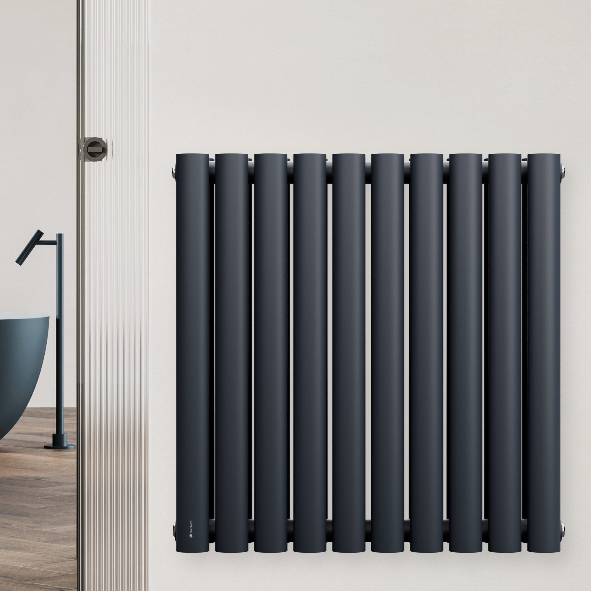 blumfeldt Heizkörper Tallheo, Heizkörper Badzimmer Warmwasser Wandmontage Indoor Heater