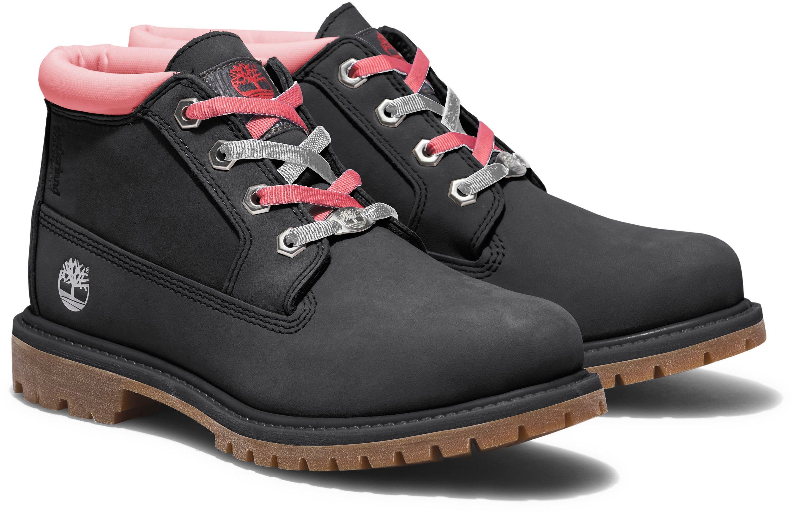 Timberland Nellie Chukka Double Schnürboots Wasserdicht schwarz-apricot