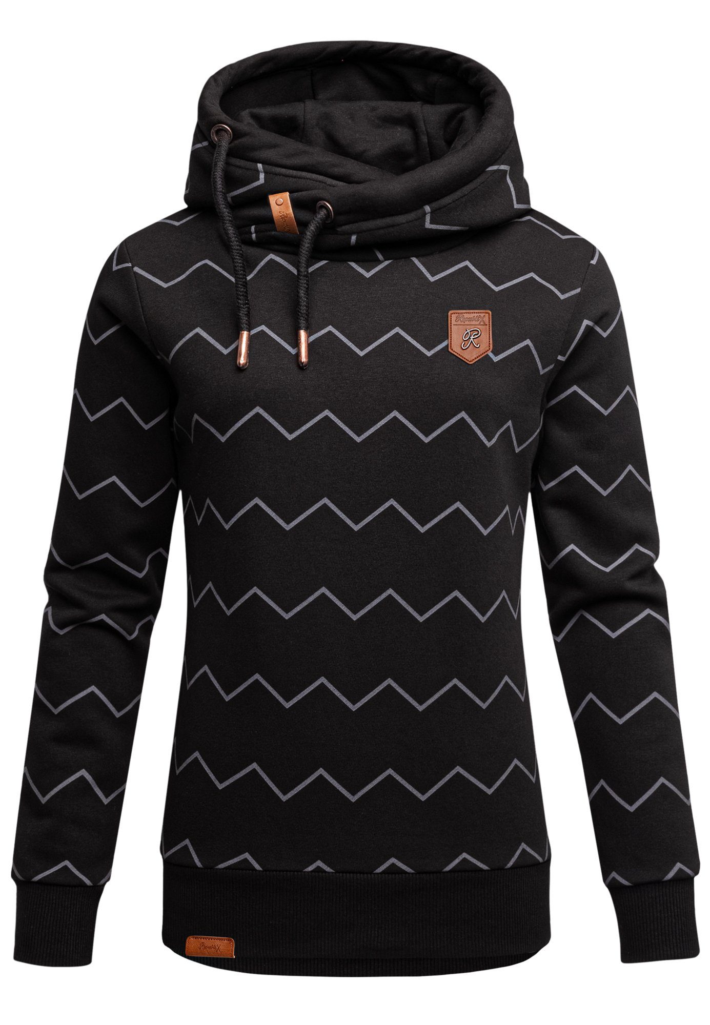 REPUBLIX Kapuzenpullover JULIET Damen Kapuzenpullover Print Sweatjacke Pull günstig online kaufen