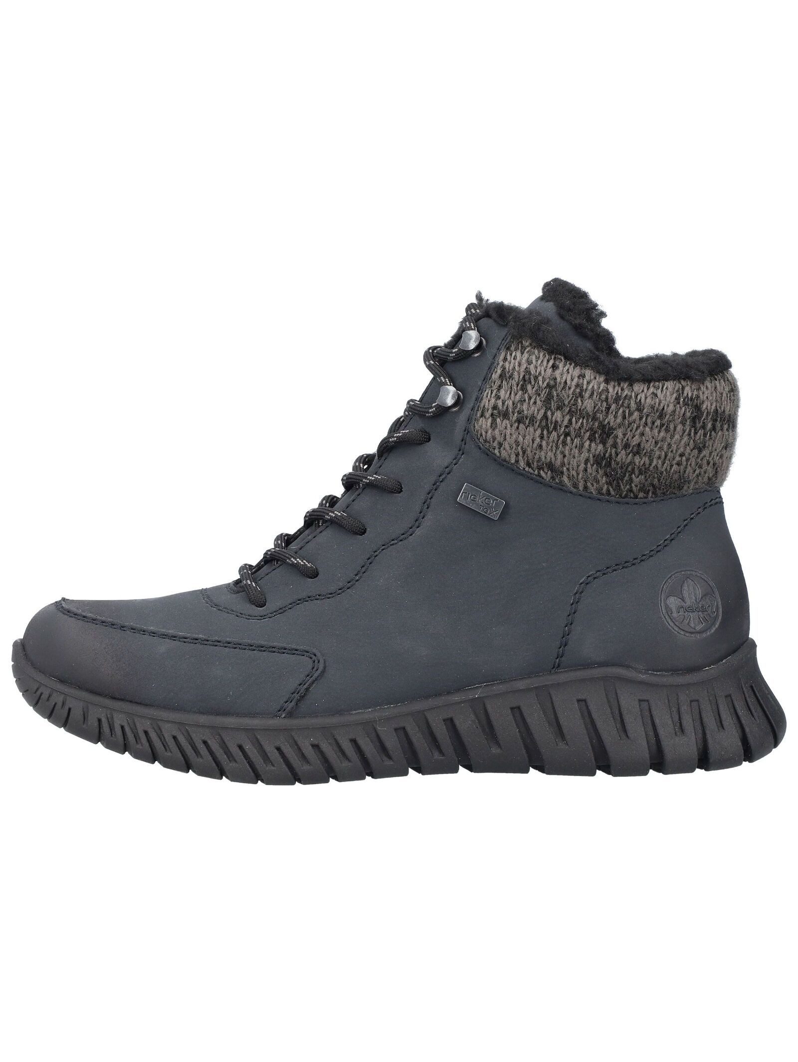 Rieker Stiefelette Lederimitat Schnürstiefelette günstig online kaufen