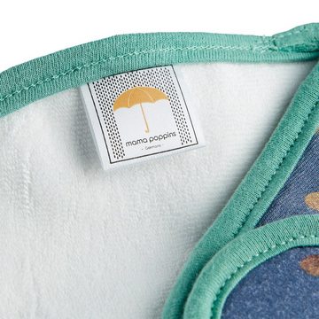 Mama Poppins Germany Lätzchen Babylätzchen [3er Set] mit süßen Schriftzügen, 100% Bio-Baumwolle, Designed in Germany