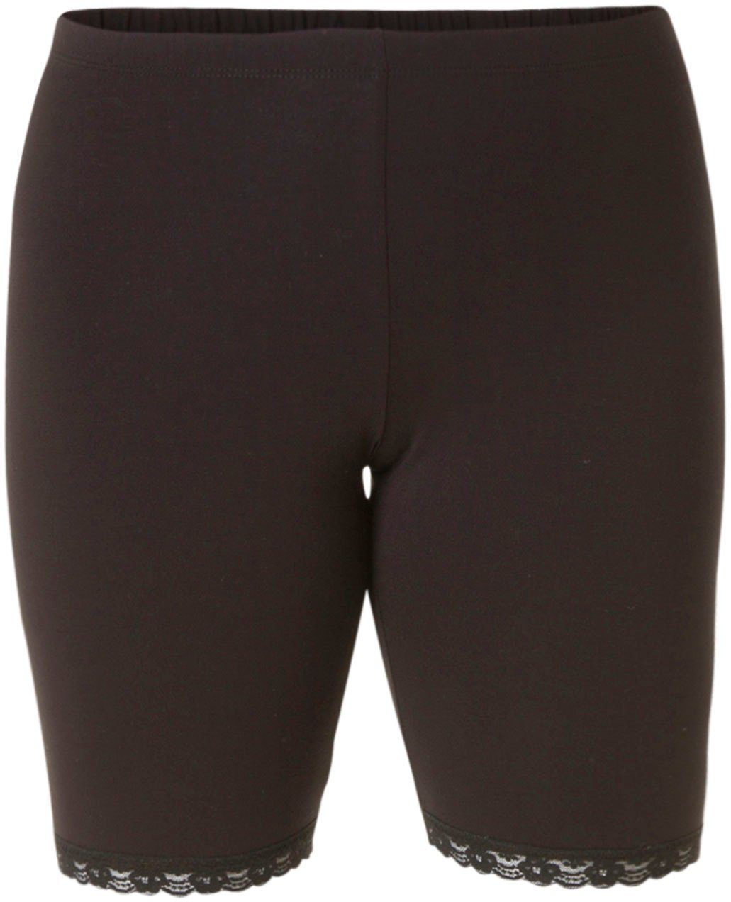 Base Level Radlerhose Keilani black In weicher Viskose-Qualität elastischer und