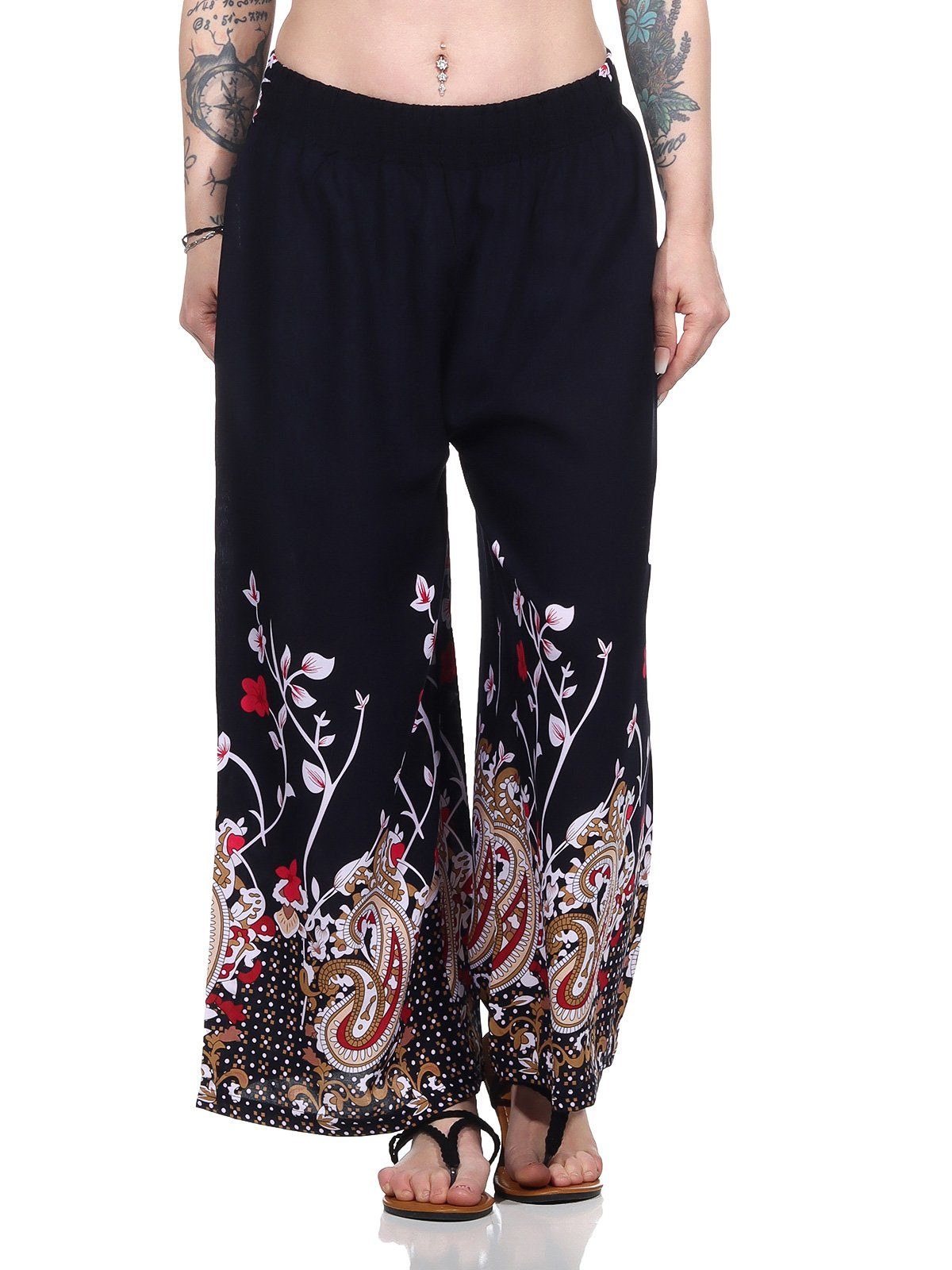Aurela Damenmode Culotte Sommerhose leichte Marlene günstig online kaufen