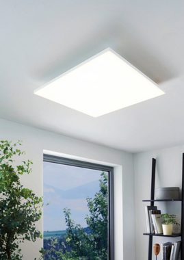EGLO LED Panel TURCONA, LED fest integriert, Warmweiß, rahmenlos, flaches Design