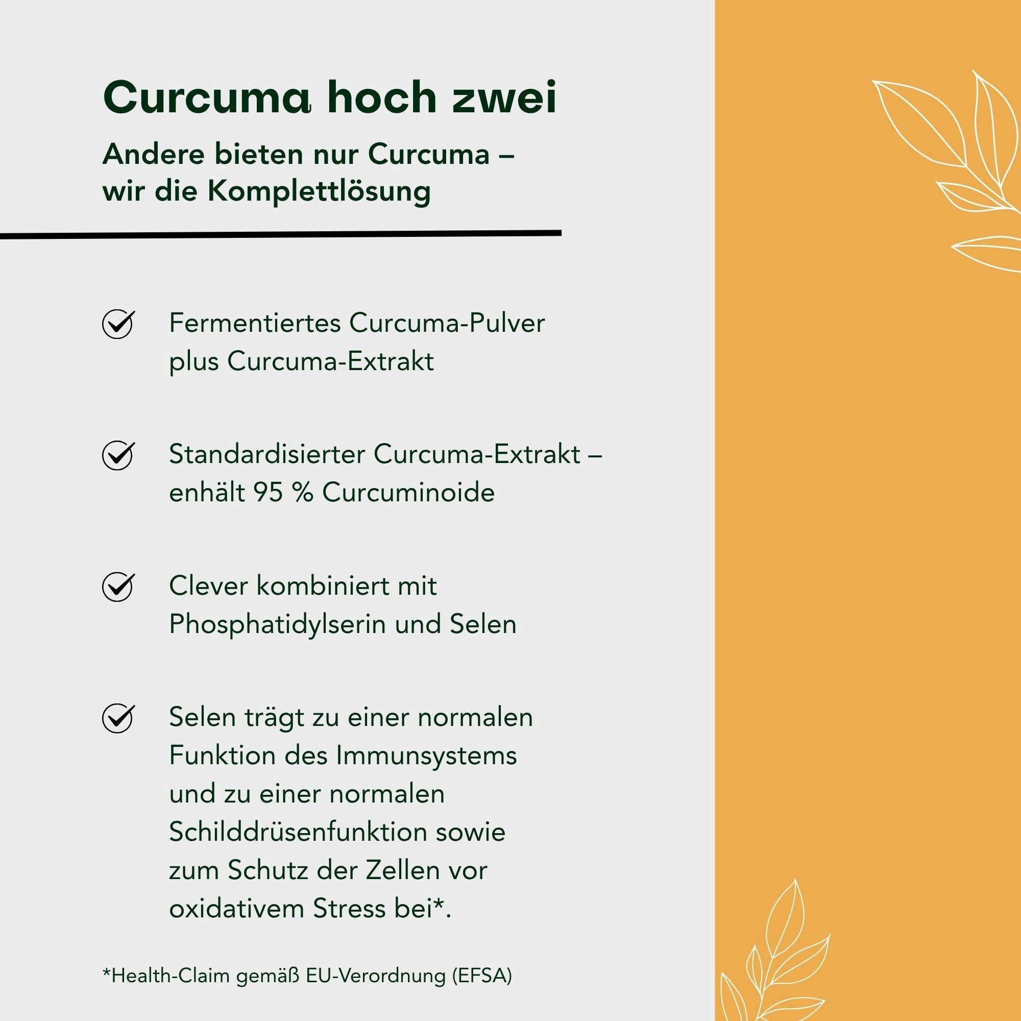 Aura Natura Fermentura® CURCUMA DUO, Hochdosierte Kurkuma-Kapseln mit Selen Kapseln, Packung à 30 St., 25.9 g, curcuma fermentiert