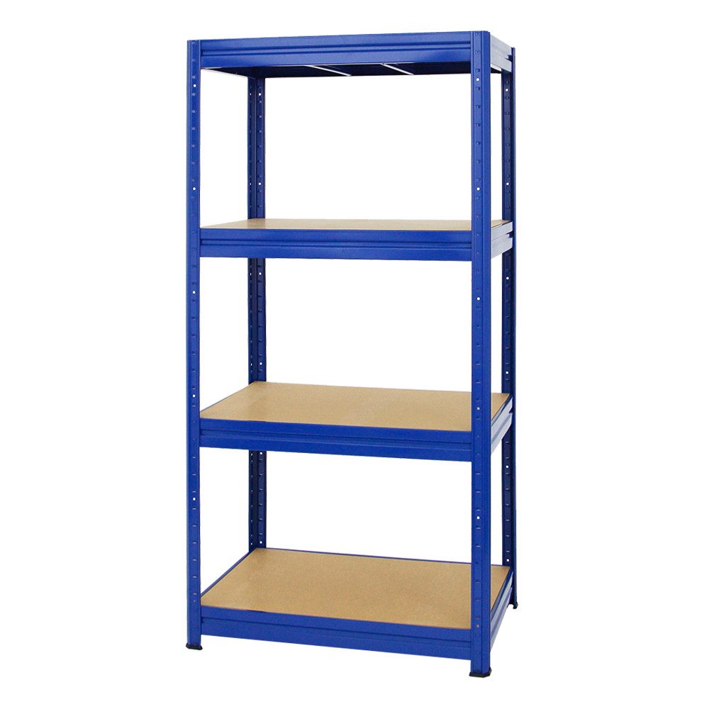 PROREGAL® Schwerlastregal Robustes Steckregal Lastenregal DINO mit 4 stabilen Fachböden, 4 Ebenen Steckmontage ohne Werkzeug hohe Belastbarkeit