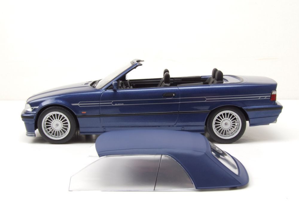 MCG Modellauto BMW Alpina B3 3.2 Cabrio E36 1996 blau metallic, Maßstab 1:18