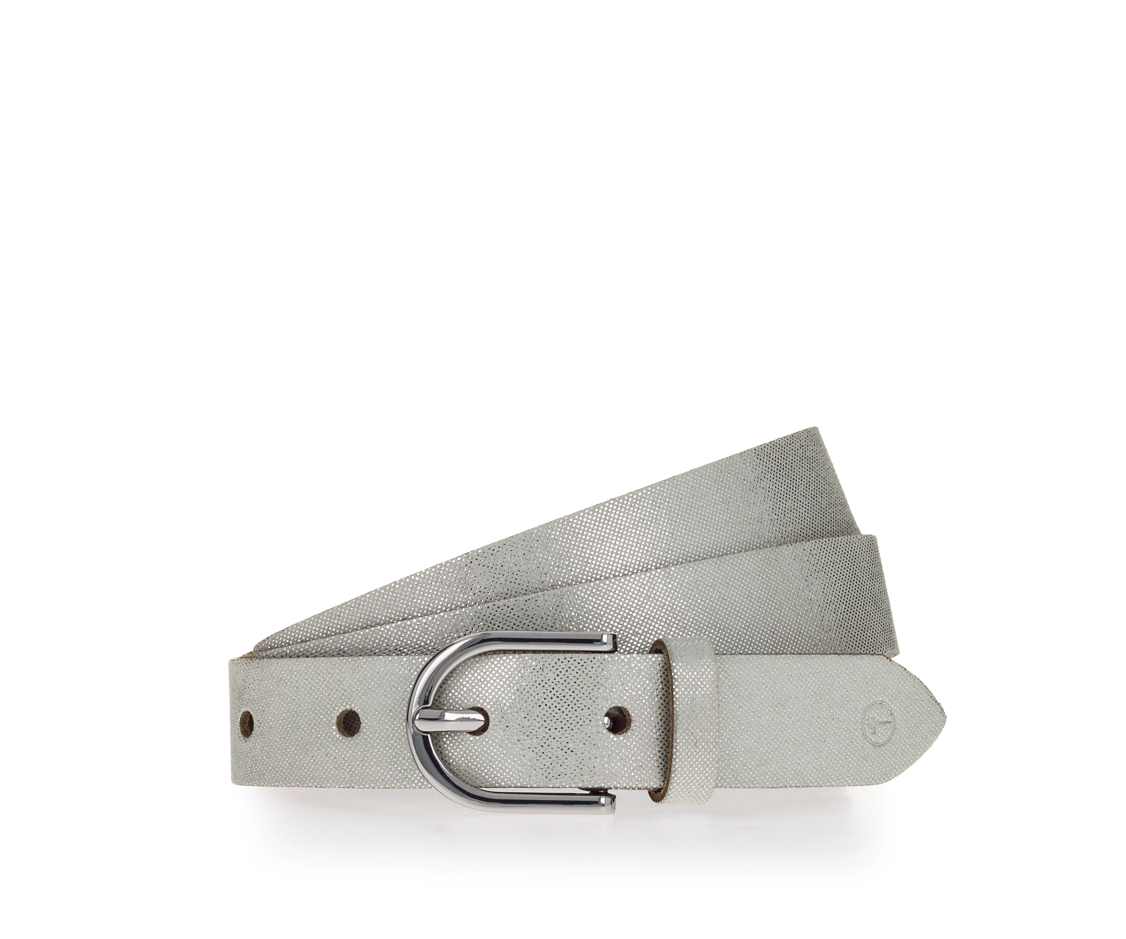 Tamaris Ledergürtel Metallic-Schimmer