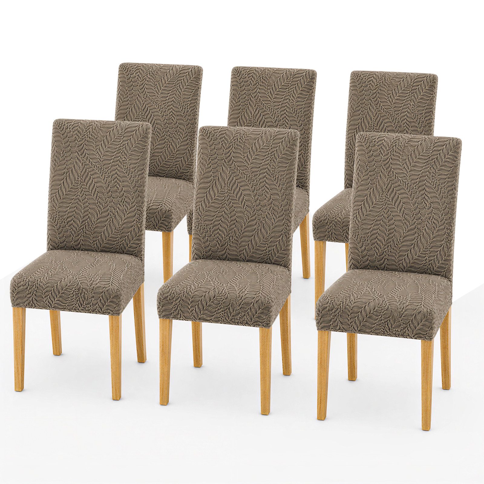 BlingBin Stuhlhusse Stretch Stuhlhussen für Esszimmer,waschbar Dekoration Stuhlschutz, Komfort Stuhlbezug für Küche Esszimmer Hotel Bankett