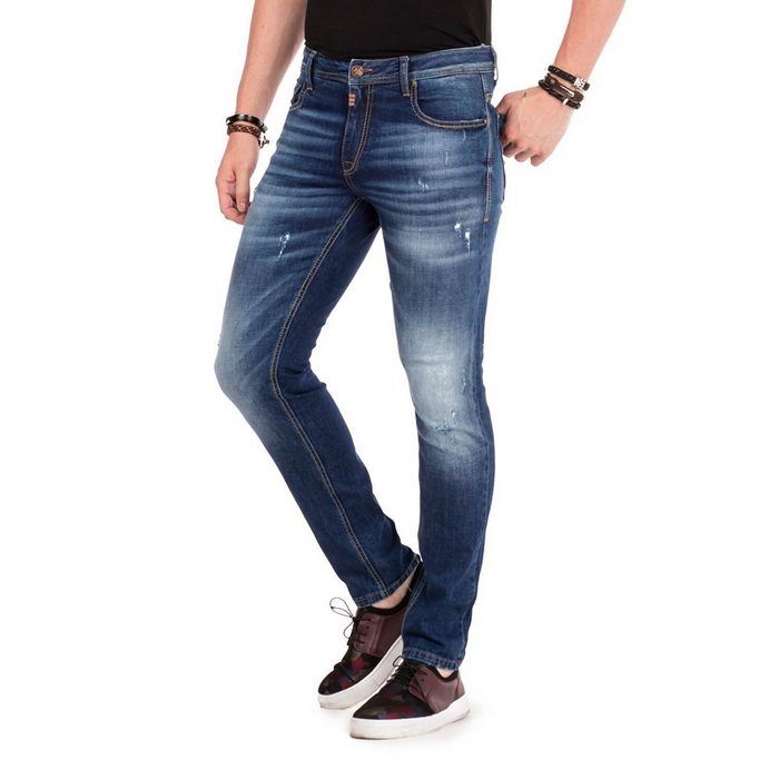 Cipo & Baxx Slim-fit-Jeans im Straight Fİt NZ7543