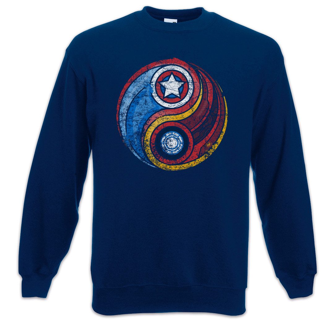 Sweatshirt Captain Stark Ying Yang Sweatshirt Tony Iron Yin-Yang Captain Man