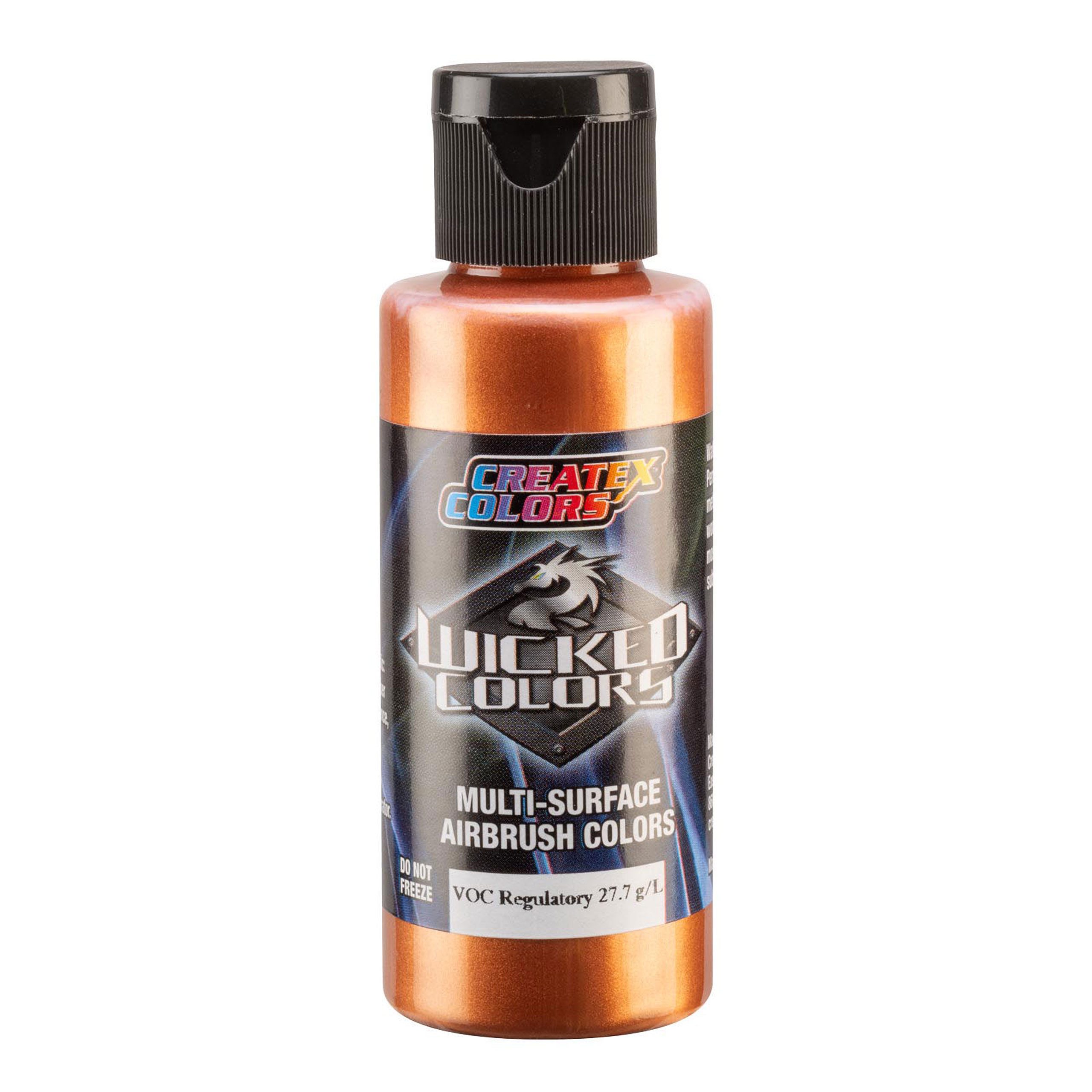Createx Colors Acrylfarbe Wicked W363 - Metallic Copper 60ml - Airbrush Farbe - 116363