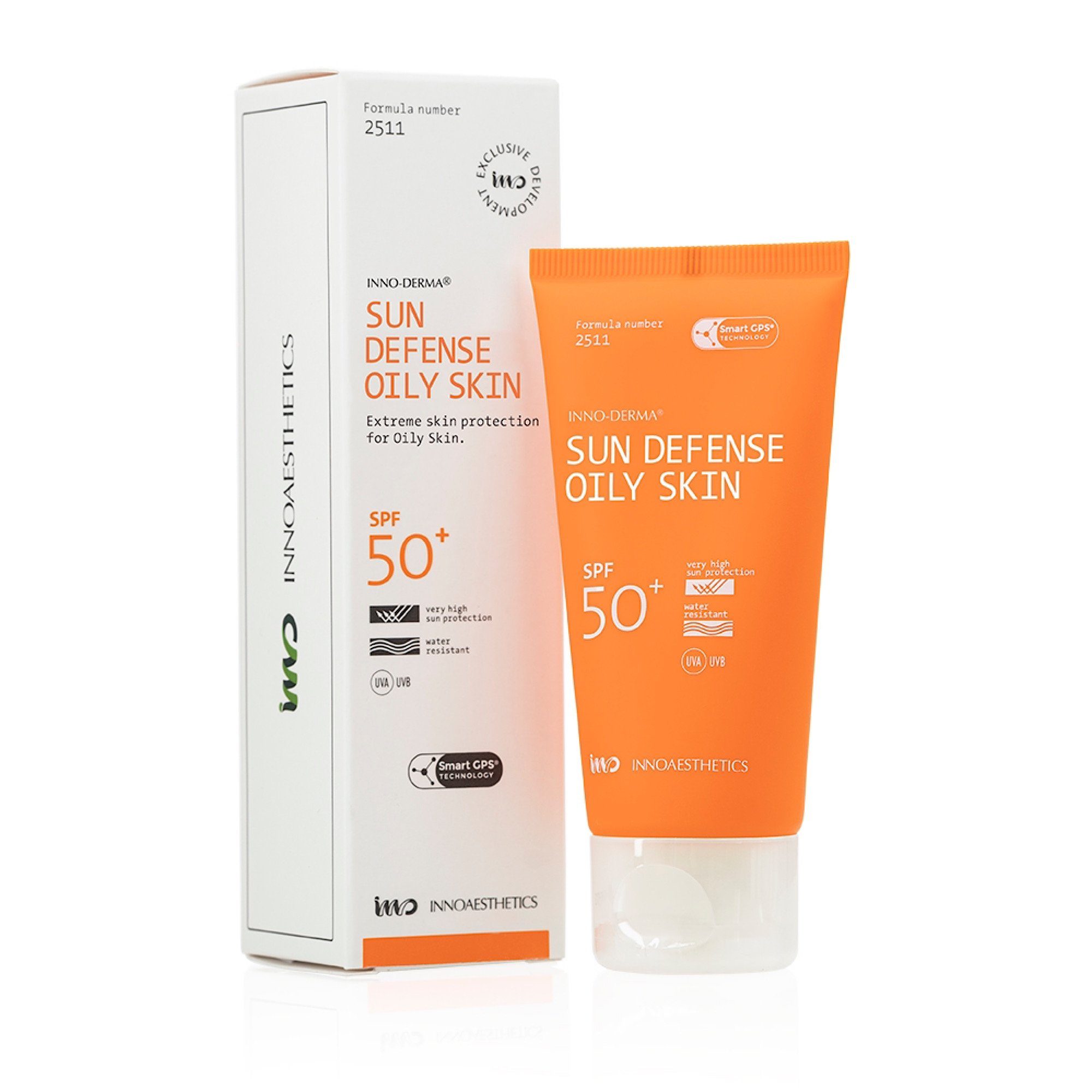 Sonnenschutzcreme Innoaesthetics Sun Defense Oily Skin SPF50+