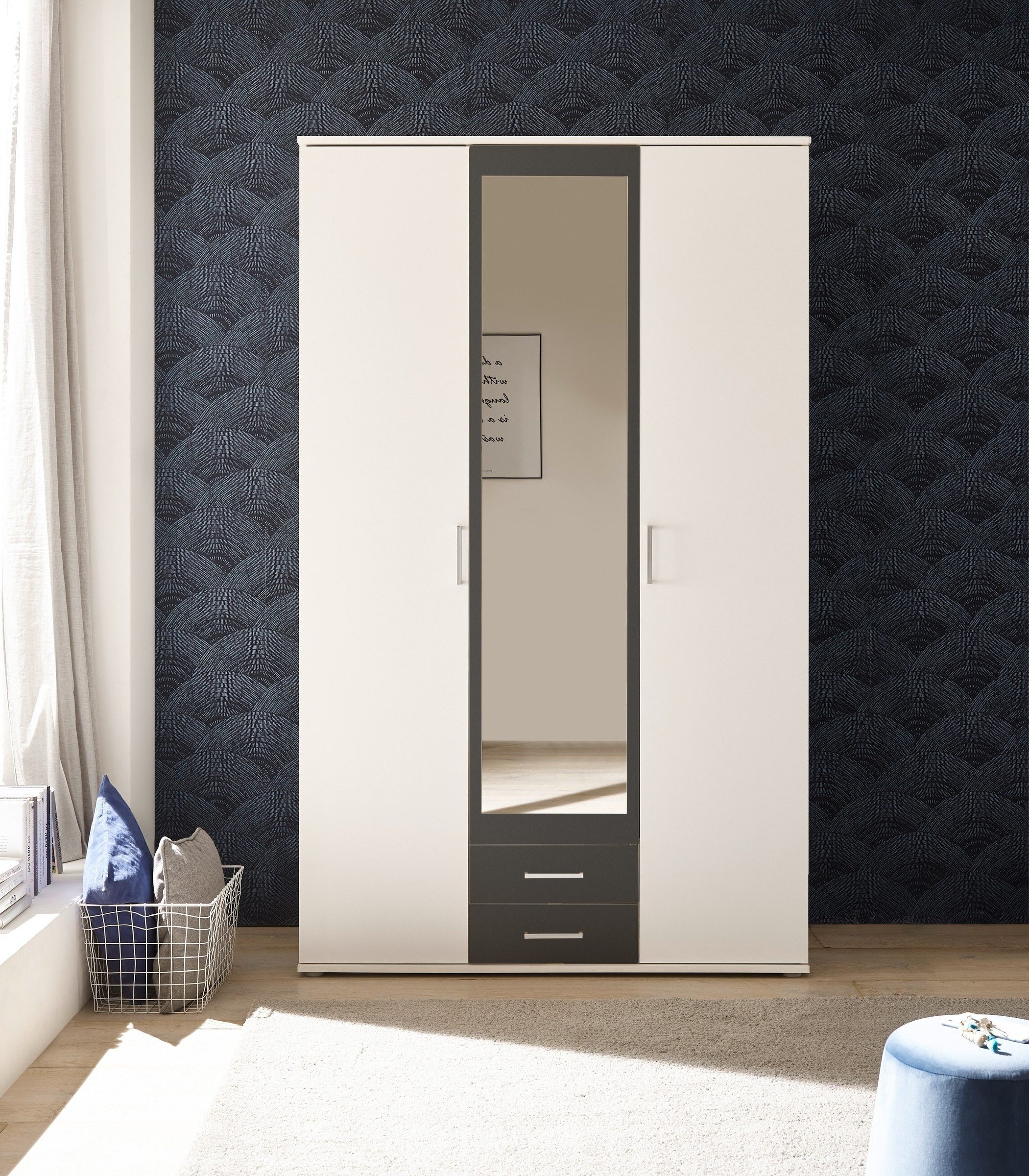 möbelando Kleiderschrank Hanau (BxHxT: 120x196x54 cm) günstig online kaufen