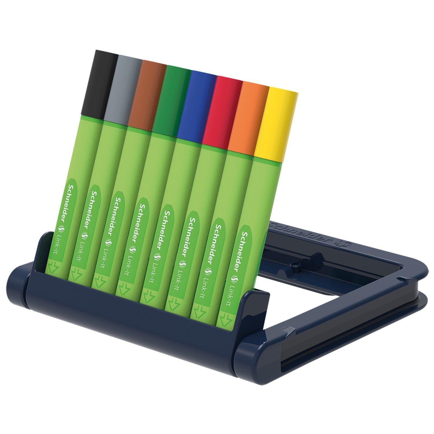 Schneider Fineliner Link-it 8er-Set, (Aufstellbox)
